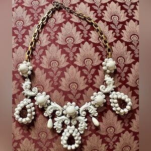 J.Crew White Statement Necklace